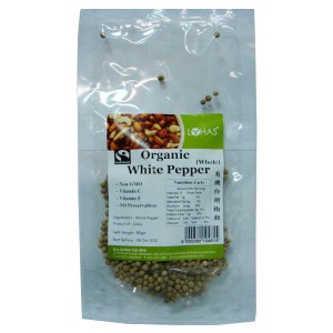 Organic White Pepper - Whole
