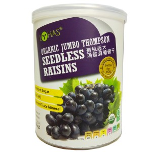 Organic Jumbo Thompson Seedless Raisins