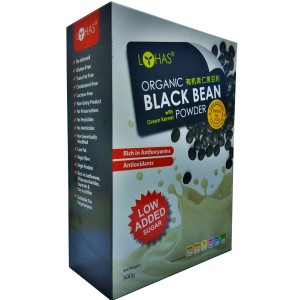Organic Black Bean with Green Kernel Powder